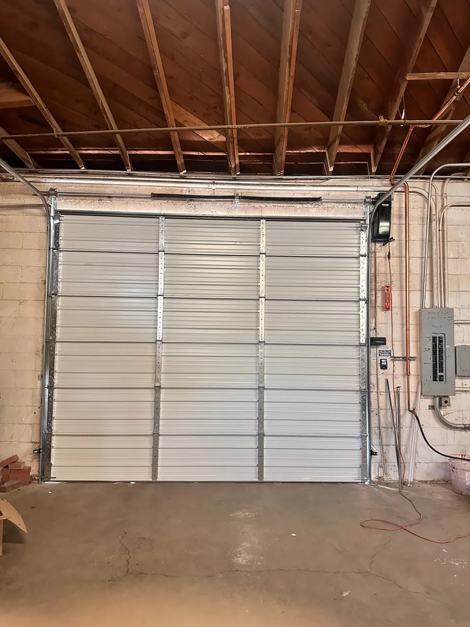 Garage door replacement: after