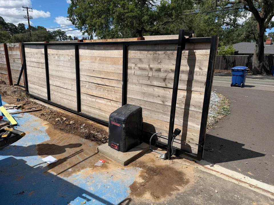 Sliding gate opener upgrade: after